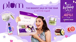 PLUM GOODNESS 7th B'DAY SALE HAUL🤩 | Upto 40% off | THE EXPLORING BEAUTY