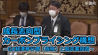 【参議院】成長志向型カーボンプライシング構想【環境委員会】