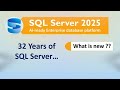 SQL Server 2025 | New features in SQL Server 2025 | Standard Developer Edition in SQL Server 2025