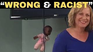 White Teacher Hangs Black Baby Doll With A Cord In Middle School Classroom!!
