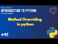 Overriding in python