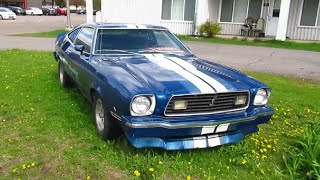 5 7 21 RARE '75 FORD MUSTANG COBRA SEEN IN TROIS-RIVIERES QUEBEC