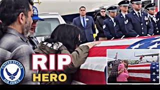 Welcome Home | Tribute to Fallen US Airman TSG Padilla #usairforce #honor #rip #tribute