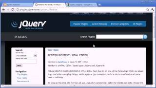 jQuery Tutorial 115 Introduction to Plugins