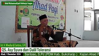 QS. Asy Syura dan Dalil Toleransi