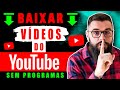 ✔ Novo - Como baixar vídeos do YouTube no PC - como baixar videos do youtube