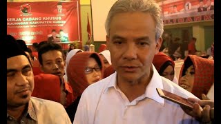 Ganjar Pranowo Hadiri Rapat Kerja PDI-P di Kudus