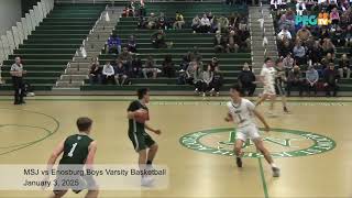 MSJ vs Enosburg Boys Varsity Basketball - January 3, 2025