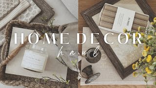 Home Decor Haul 2024 || Curated Haul || Pillow Covers, Etsy Vintage Finds, Zara