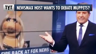 Newsmax Host Calls Kermit 'Green Monster Commie'