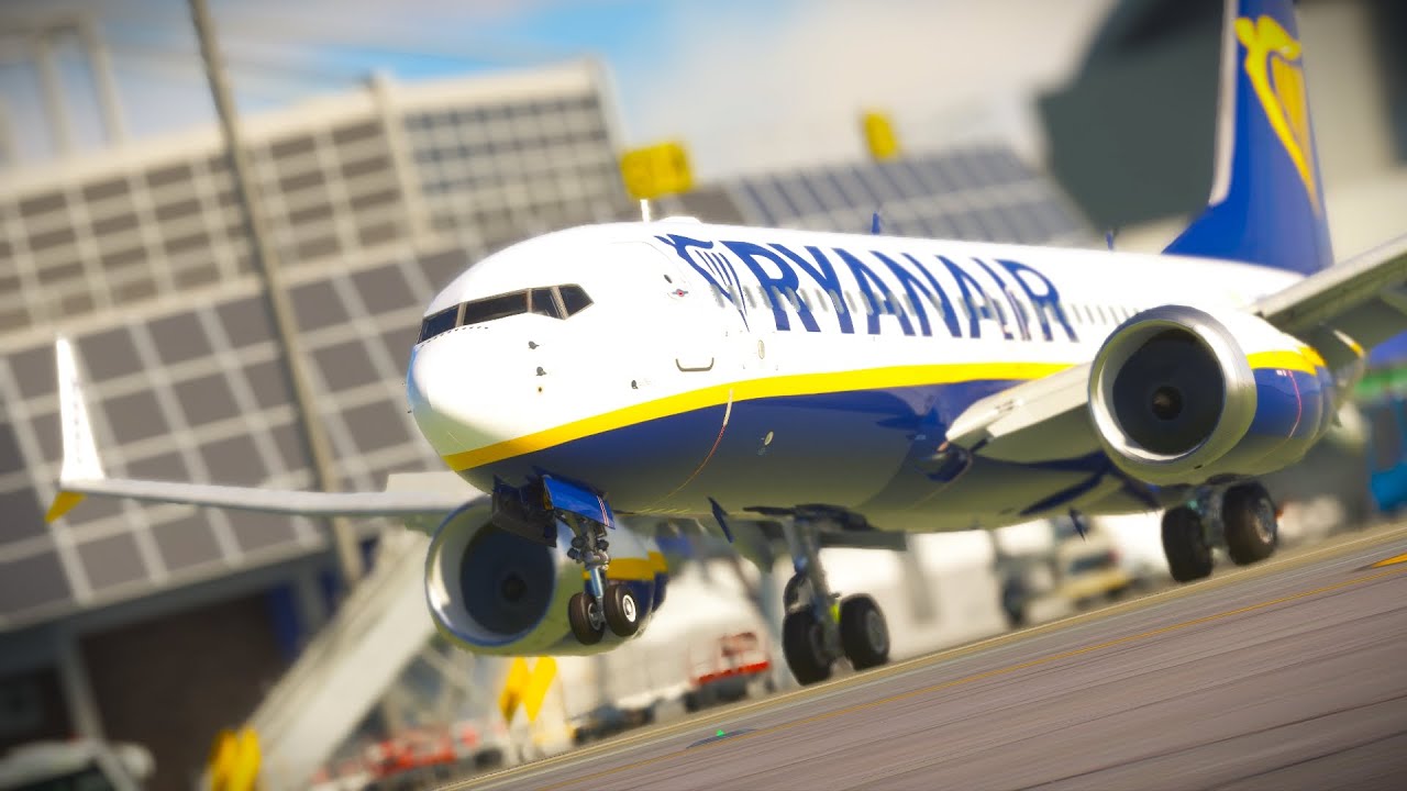 Unbelievable Ryanair Boeing 737 Max Smooth Landing At Dublin Airport