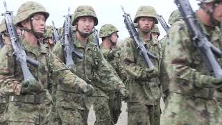 ハプニング　福知山駐屯地祭　観閲行進予行