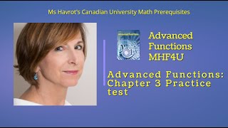 Advanced Functions: Chapter 3 Practice test