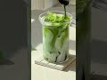 冰摇抹茶拿铁 making aesthetic drinks 高顏值自製飲品 drinks