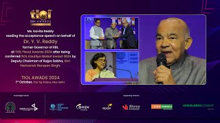 Dr. Y. V. Reddy at TIOL Awards 2024