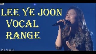 Lee Ye Joon - 이예준 - Vocal Range (C#3-Bb5-G#5)