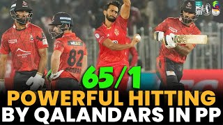 Powerful Hitting By Qalandars in PP | Islamabad United vs Lahore Qalandars | Match 26 | PSL 8 | MI2A