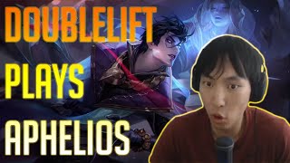 Doublelift Plays Aphelios For The First Time and goes CRAZY | League Twitch Highlights