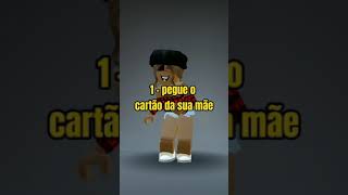 como ter robux rápido e fácil👍