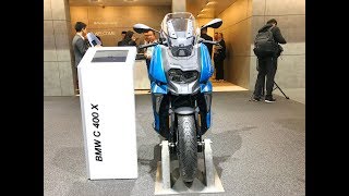 车型实拍 | 宝马C400X踏板摩托车，2019上海国际车展实拍 | MotoVlog | 摸摸爱摩托 MomoTube