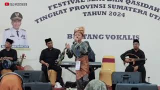 Suara Melengking Afkar Al Faruq || Bintang Vokalis Festival Seni dan Qasidah Sumut 2024