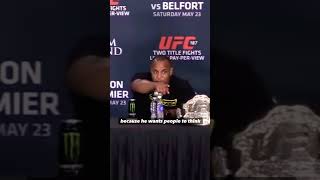 Daniel Cormier OWNING Ryan Bader when he tried to trash talk… 🤣 #mma
