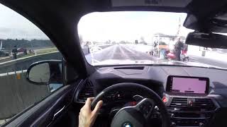 F97 X3M Competition VS F82 M4 Competition Drag Race