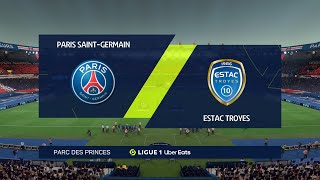 PSG vs Troyes (29/10/2022) Ligue 1 FIFA 23