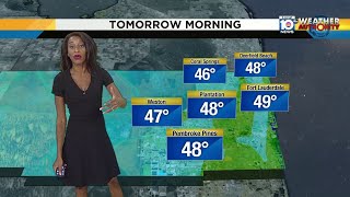 Cold front brings chilly weather to South Florida