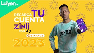 ¿Cómo recargar ZINLI con BINANCE desde Venezuela o cualquier otro país?