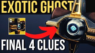 Destiny 2 - How to Get Presage Exotic Ghost Shell / All 4 Clues to Scan / All the Scattered Pieces