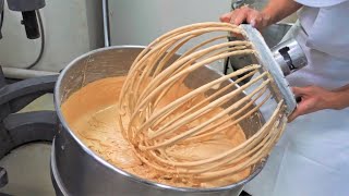 Baumkuchen(Tree Ring Cake) Making - Taiwanese Food