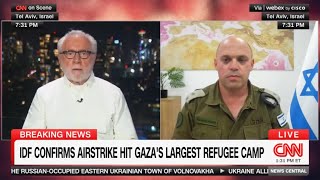 Wolf Blitzer visibly shocked that Israel admits it bombed refugee camp
