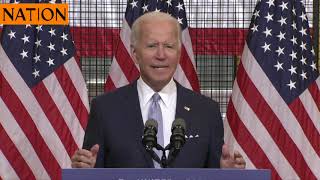 Biden addresses racial justice, Trump's failures at campaign stop