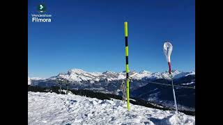 Christmas ski holiday montage