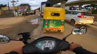 POV: Driving TVS Jupiter (Chokkasandra to Shettihalli) [Video #212 - 12th June 2024]