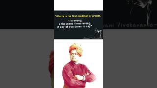 Swami Vivekananda Quotes 2  Liberty is it Growth #shorts