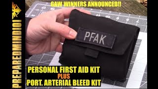 Personal First Aid Kit / Portable Arterial Bleed Kit / GAW Winners - Preparedmind101