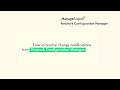 How to receive change notifications in Network Configuration Manager?