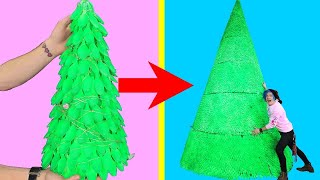15 FOOT TALL CRAFTMAS TREE! - BUILDING MASSIVE DIY CHRISTMAS TREE OUT OF 15,000 SPOONS!