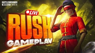 RUSH GAMEPLAY and Domination in lobby @KrsnaPlazzz|| bgmi live🔫