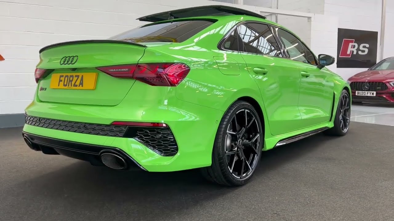 *The New 2023 Audi RS3 Saloon 2.5 TFSI Vorsprung* Kyalami Green RS ...