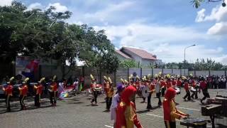 Penampilan menakjubkan marching band SMPN 1 Padalarang