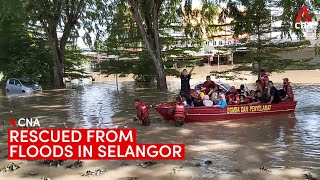 Selangor residents rescued after being stranded in Malaysia's worst floods in years