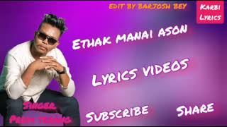 Ethak manai ason full lyrics videos