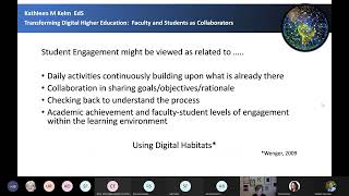 Keynote: Transforming Digital Higher Education: Faculty & Students as Collaborators