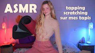 ASMR français TAPPING SCRATCHING STICKY tapis carpet - Je m'ouvre à vous, sur les sujets importants