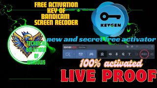 free activation key of bandicam screen recorder in 2025 / how to register bandicam free