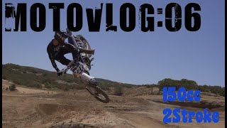 Shredding the Husqvarna 150cc 2 Stroke (MotoVlog:06)