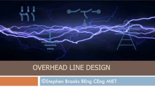 Overhead line design